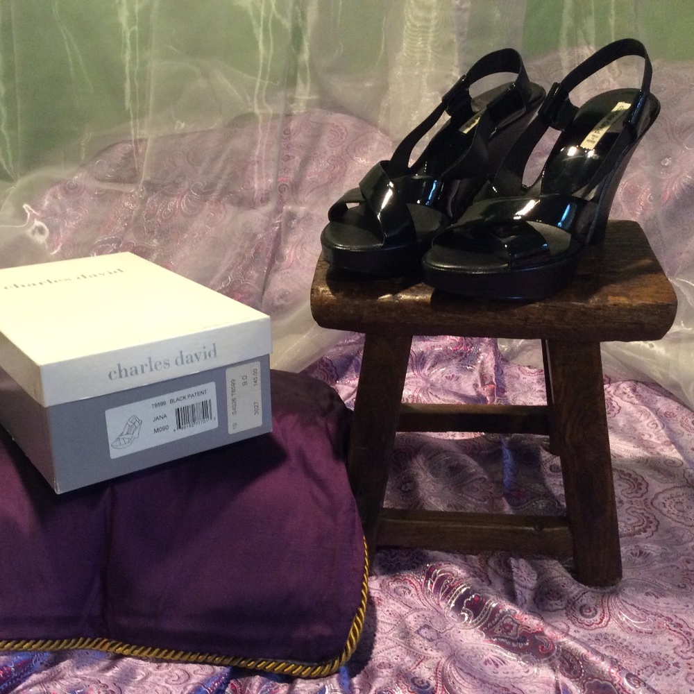Patent Leather Charles David Heels